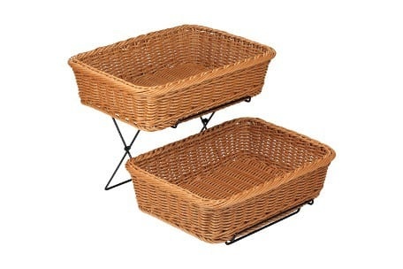 Koszyki na chleb na stojaku
