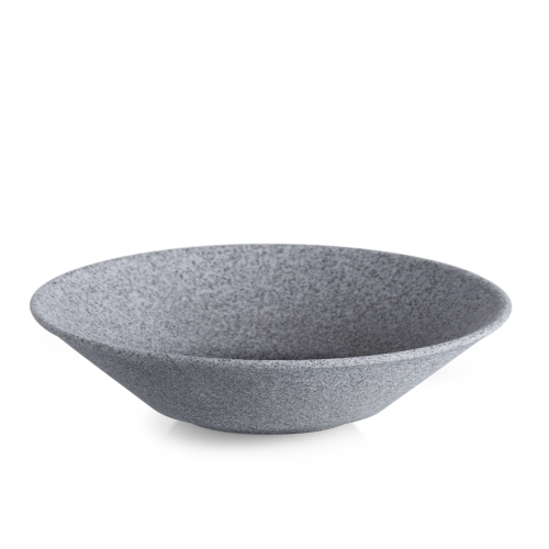 Talerz głęboki Raw nr 1, 27 cm, szary - Benedikt