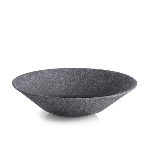 Talerz głęboki Raw nr 4, 27 cm, ciemnoszary - Benedikt