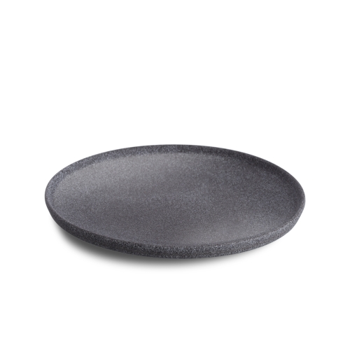 Talerz Hazy nr 4, półszklany, 20 cm, ciemnoszary - Benedikt