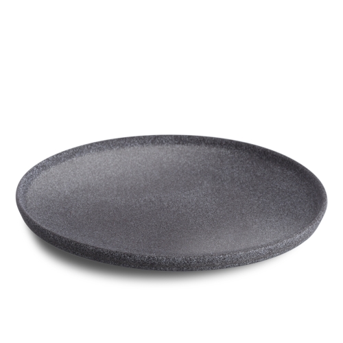 Talerz Hazy nr 4, półszklany, 26 cm, ciemnoszary - Benedikt
