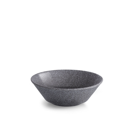 Miska Hazy nr 4, półszklana, 15 cm, ciemnoszara - Benedikt
