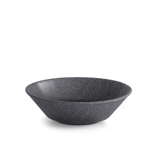 Miska Hazy nr 4, półszklana, 20 cm, ciemnoszara - Benedikt
