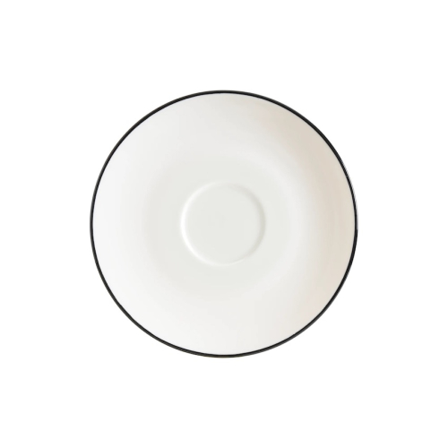 Talerz do espresso 12 cm, Gourmet Linea Black - Bonna