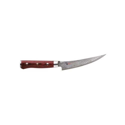 Nóż do wykrawania, 16,5 cm, Damascus Flame - Mcusta/Zanmai