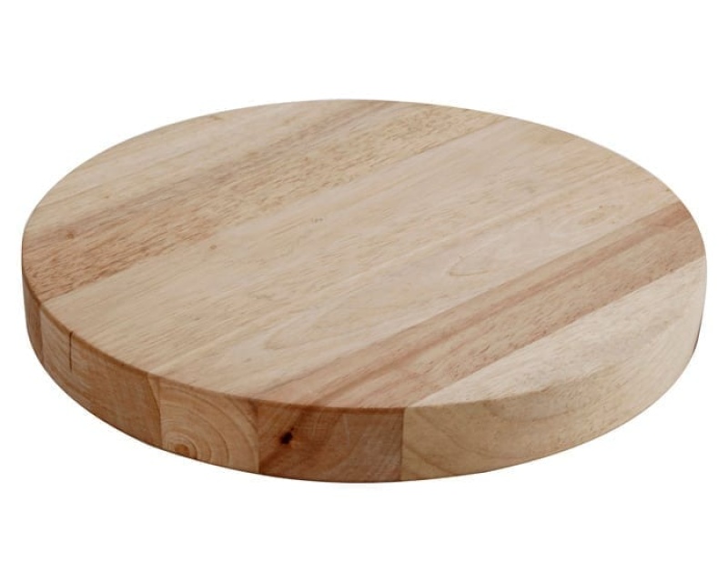 Deska do krojenia z drewna kauczukowca, 35 cm - Exxent