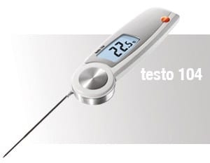 Termometr Testo 104, składany