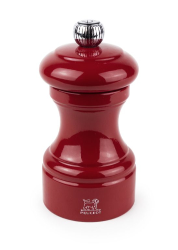 Młynek do pieprzu, 10 cm, Bistrorama, Czerwony Lakierowany - Peugeot