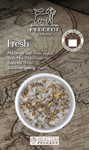 Mieszanka Soli do Młynka, Fresh, 135g - Peugeot