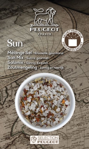 Mieszanka Soli do Młynka, Sun, 135g - Peugeot