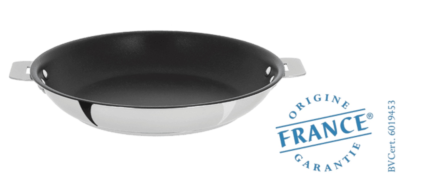 Patelnia powlekana z odczepianą rączką, Casteline - Cristel