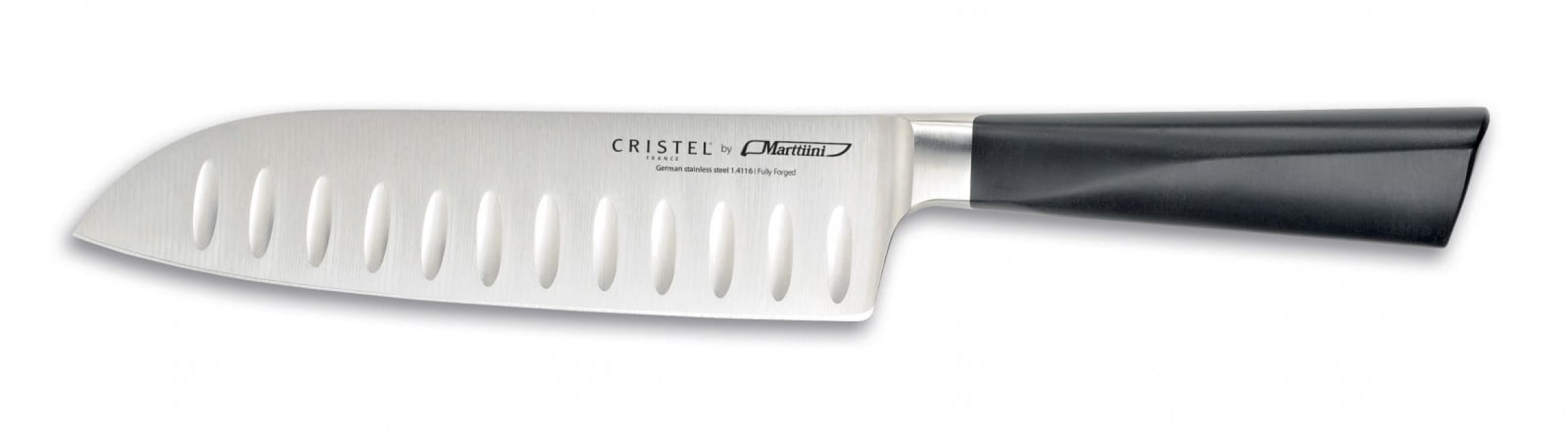 Nóż Santoku, 18 cm - Cristel