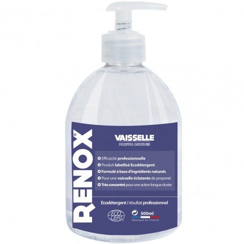 Renox, Organiczny płyn do mycia naczyń, 500 ml - Cristel
