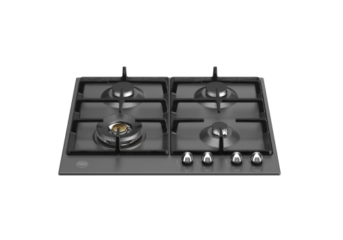Płyta gazowa Heritage, 60 cm, czarny matowy - Bertazzoni