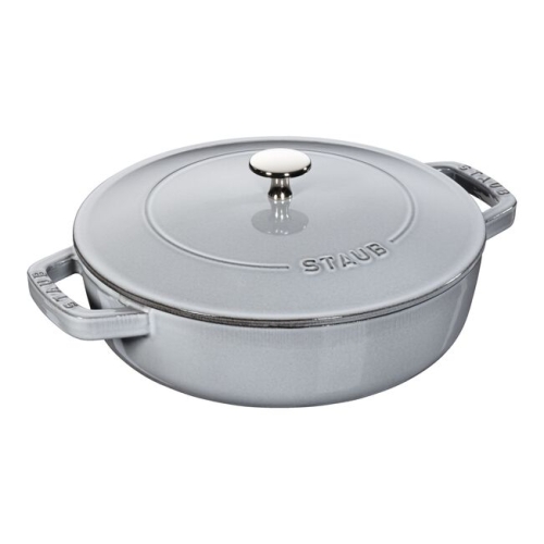 Patelnia Sauté, Chistera, Szara - Staub - 24 cm