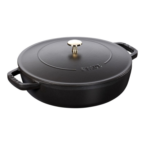 Patelnia Sauté, Chistera, Czarna - Staub - 28 cm