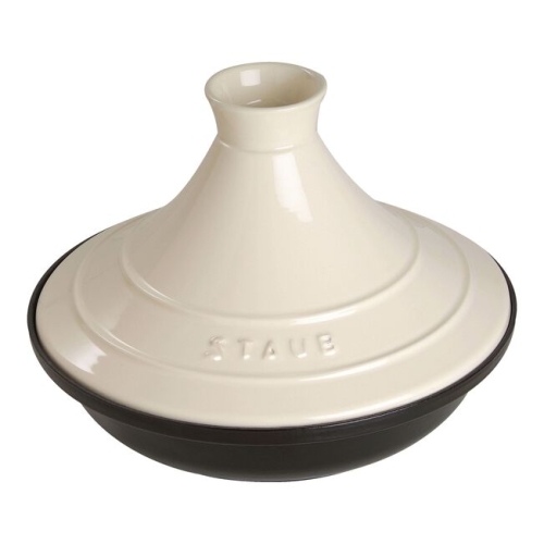 Tajine z Żeliwa, 28 cm, Czarny/Kremowy - Staub