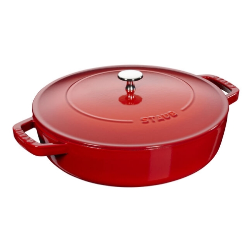 Patelnia Sauté, Chistera, Czerwona - Staub