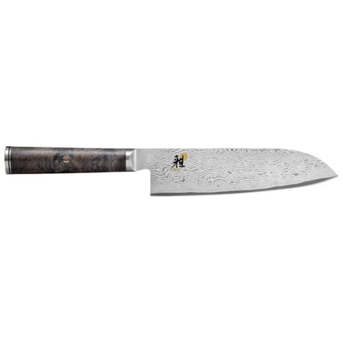 Santoku 18 cm, 5000 MCD 67 z uchwytami czarnego klonu - Miyabi