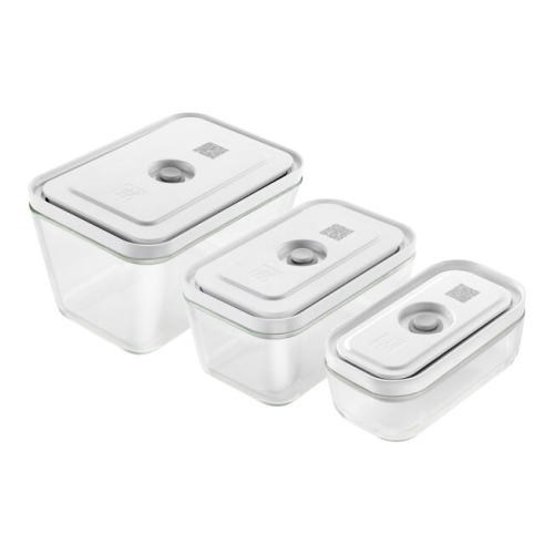 Pojemnik Próżniowy ze Szkła Borokrzemowego, Fresh & Save, 3-pak - Zwilling