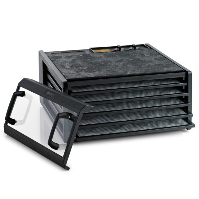 Dehydrator z 5 tacami czarny/przezroczysty - Excalibur