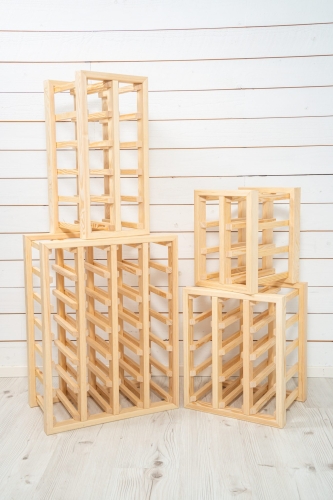 Stojak na wino, Furu - Swedish Wine Rack