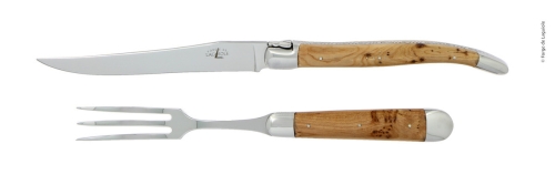 Zestaw do rzeźbienia 17 cm, uchwyt En, polerowany, Tradition - Forge de Laguiole