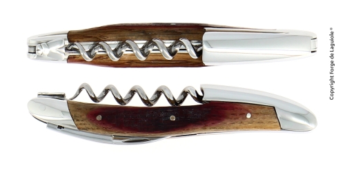 Drewniany nóż sommelierski z dębowej beczki, polerowany, Tradition - Forge de Laguiole