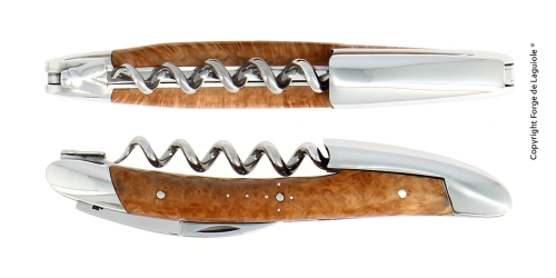 Nóż sommelierski wykonany z drewna, błyszczący, Tradition - Forge de Laguiole