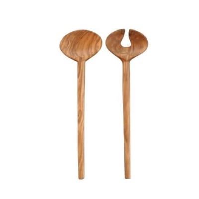 Duński zestaw do sałatek z drewna oliwnego, 25 cm - Scanwood