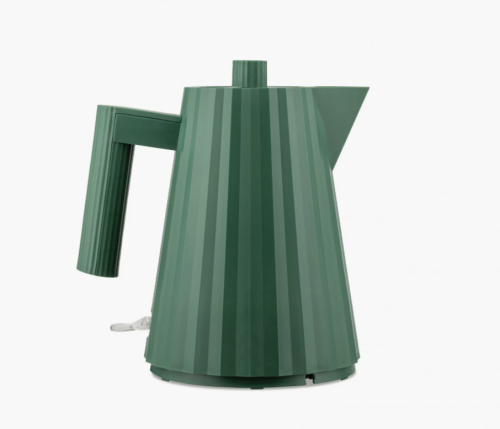 Kettle, Plissé, zielony - 1 litr - Alessi