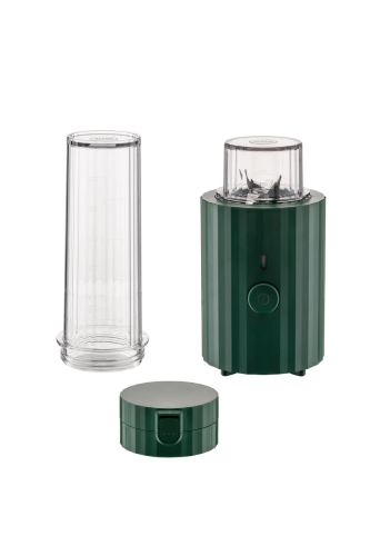 Blender osobisty / mini mikser, Plissé, zielony - Alessi