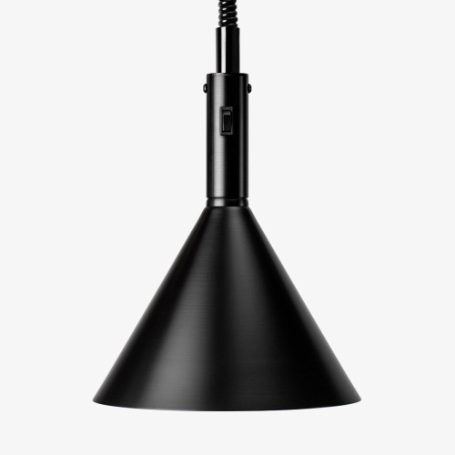 Lampa grzewcza Trattoria 1224, funkcja podnoszenia, czarna - Stayhot