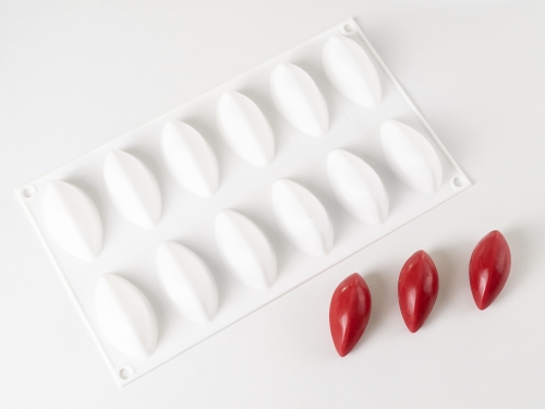 Forma silikonowa do dekoracji, Quenelle - 100% Chef