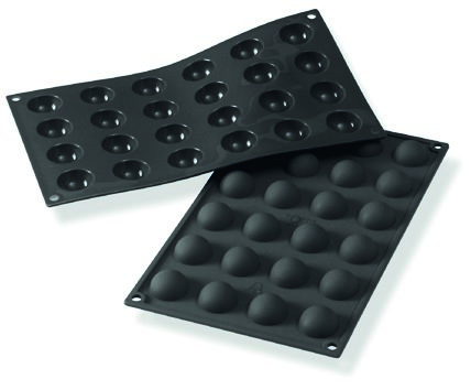 Forma do pieczenia w silikonowej SF502, pół kuli Ø25mm - Martellato