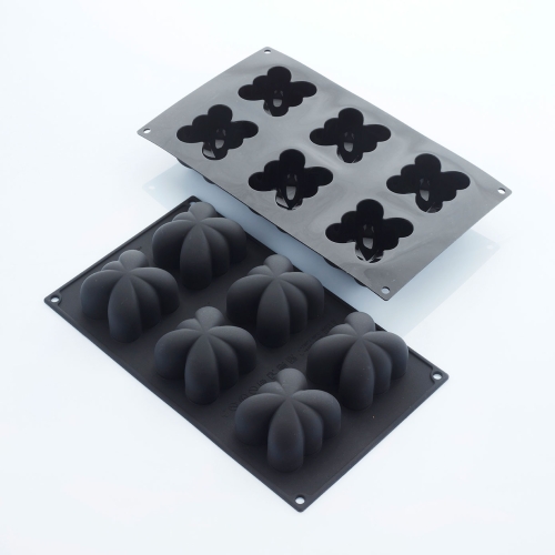 Forma silikonowa, czarna, Papillon, 30SIL516 - Martellato