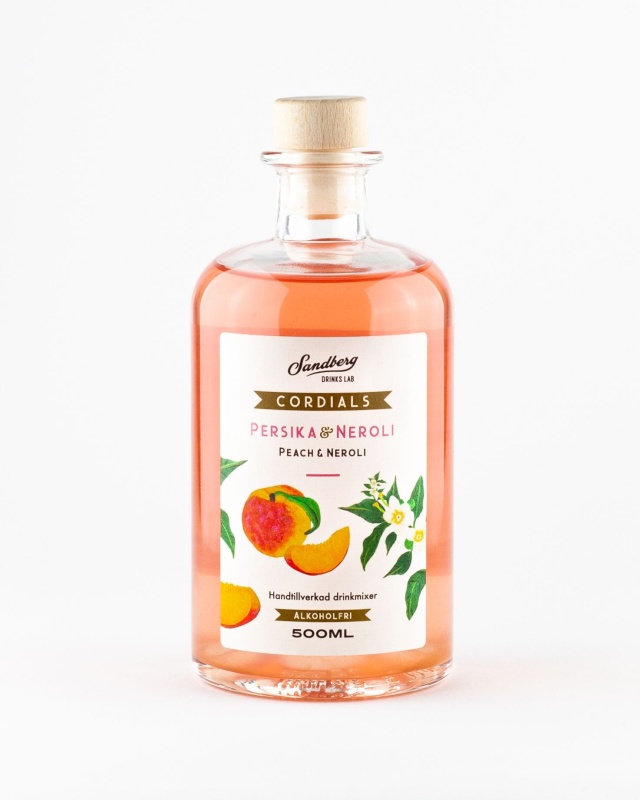 Kordiały, Persika i neroli - Sandberg Drinks Lab