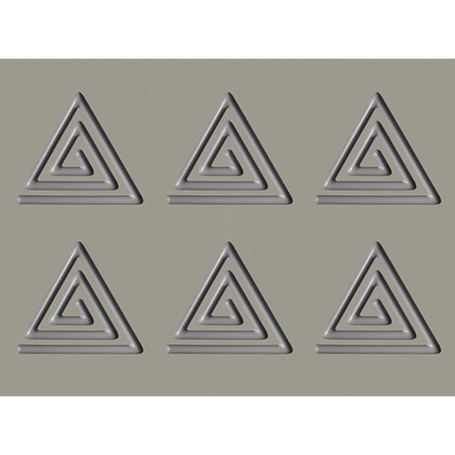 Forma silikonowa, trójkątna spirala, Gourmand - Pavoni