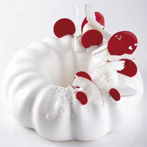 Kształt ciasta w silikonowym ciasto 3D, Ke018, Queen, Ø18cm - Pavoni