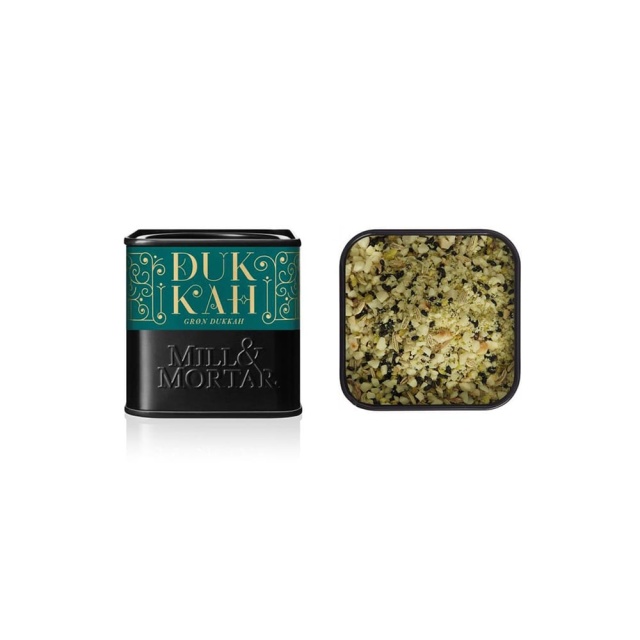 Zielony Dukkah, organiczny, 75 gramów - Mill & Mortar