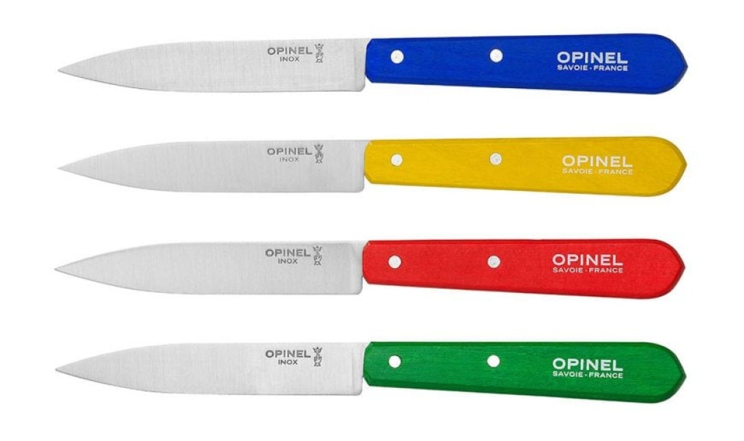Zestaw noży w czterech częściach, classic Colours - Opinel