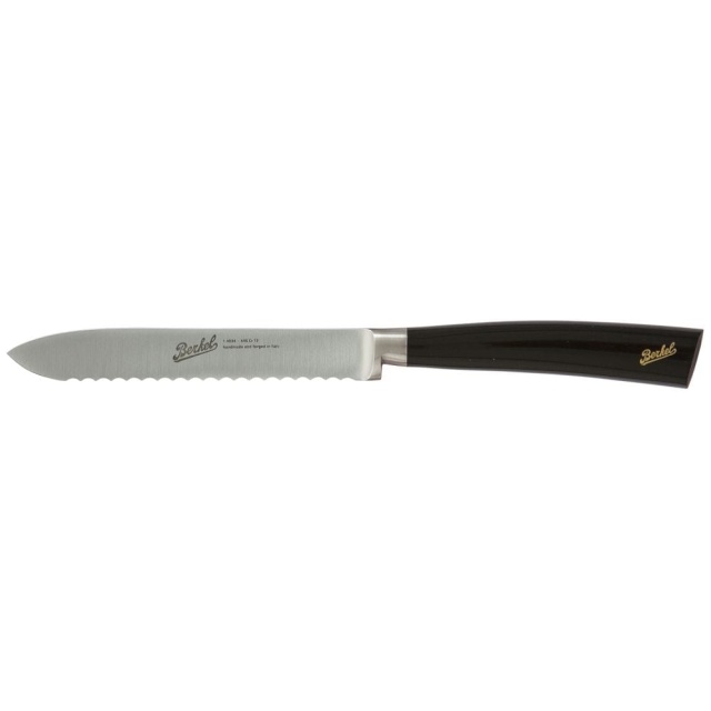 Nóż uniwersalny, 12 cm, Elegance Glossy Black - Berkel