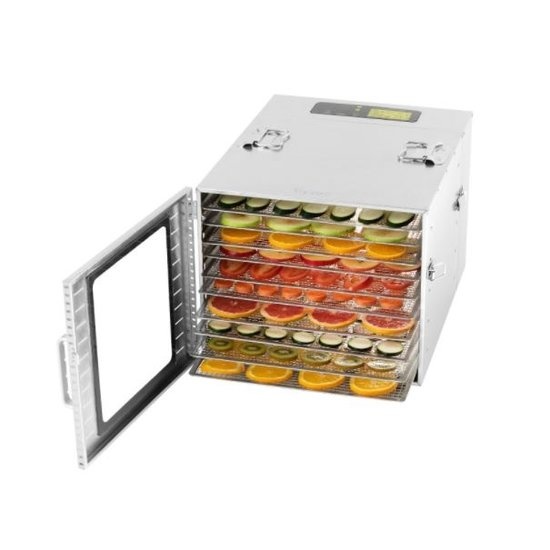 Dehydrator DH03 ze stali nierdzewnej, 10 tacek - Byzoo