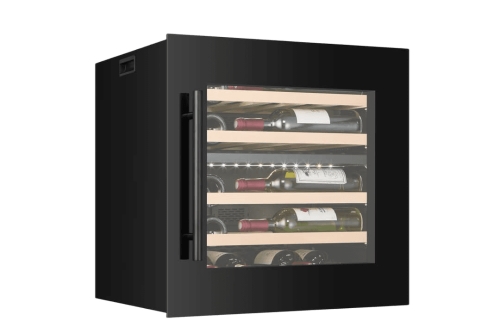 Winiarka Kitchen Built-in 60, Dwie strefy, Czarny - Vigneron