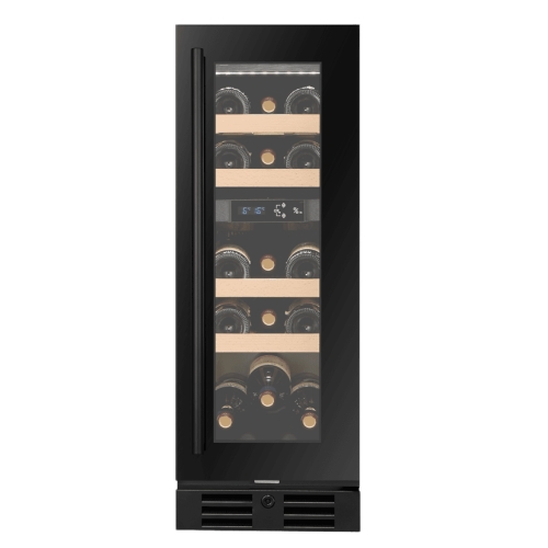 Winiarka Kitchen Collection 30, Dwie strefy, Czarny - Vigneron