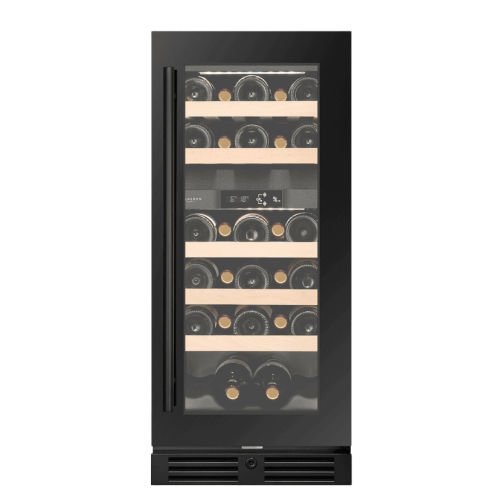 Winiarka Kitchen Collection 40, Dwie strefy, Czarny - Vigneron