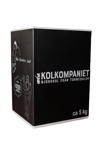 Węgiel brzozowy z Tornedalen, 5 kg - Kolkompaniet