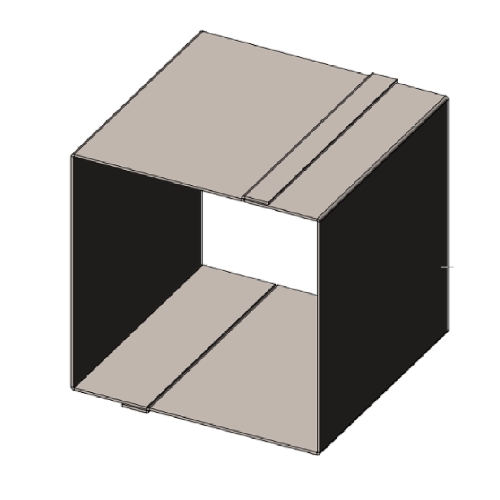 Forma do pieczenia/kwadratowy pierścień projekcyjny, 10x10x10cm