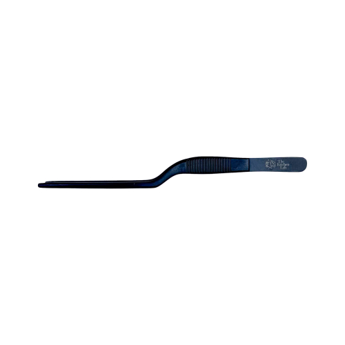 Pęseta offsetowa, 14 cm, czarna - The Kitchen Lab