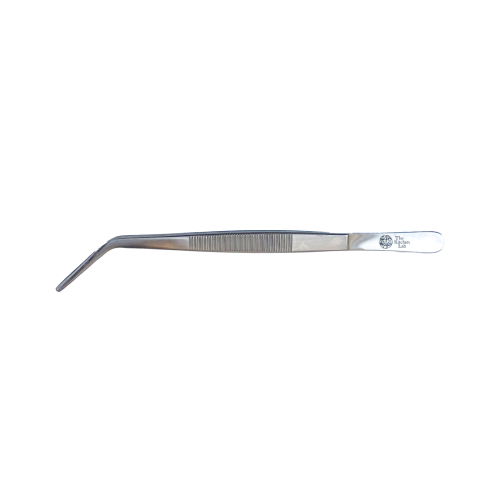 Pęseta kątowa, 20 cm, srebrna - The Kitchen Lab